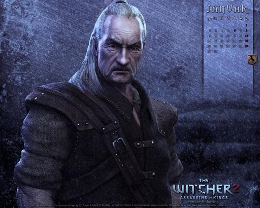 Ведьмак 2: Убийцы королей - Календарь на январь от the-witcher.de